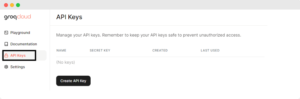 Groq Cloud API Key