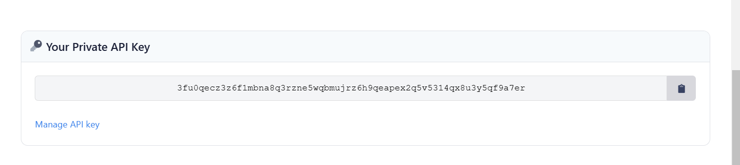 SerpApi API key