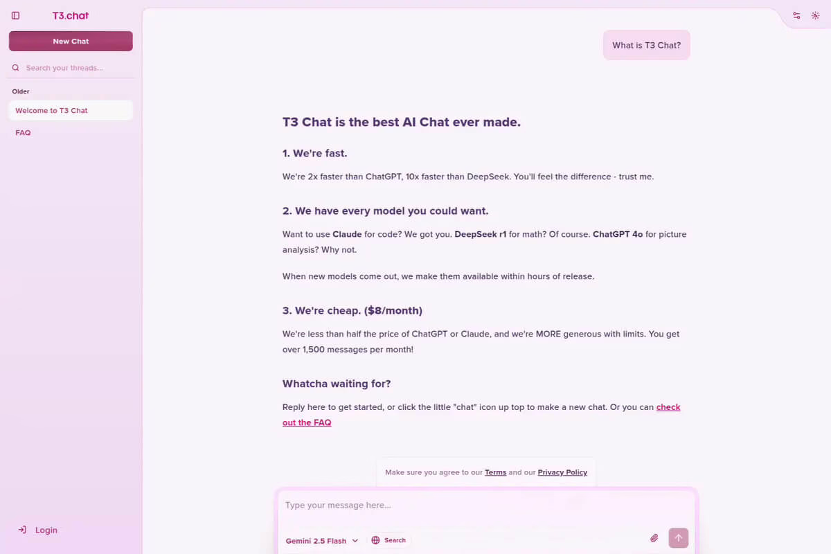 T3 chat