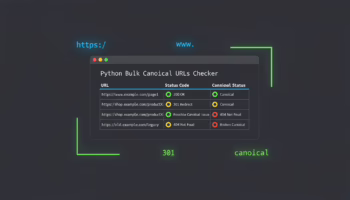 Python Bulk Canonical URLs Checker